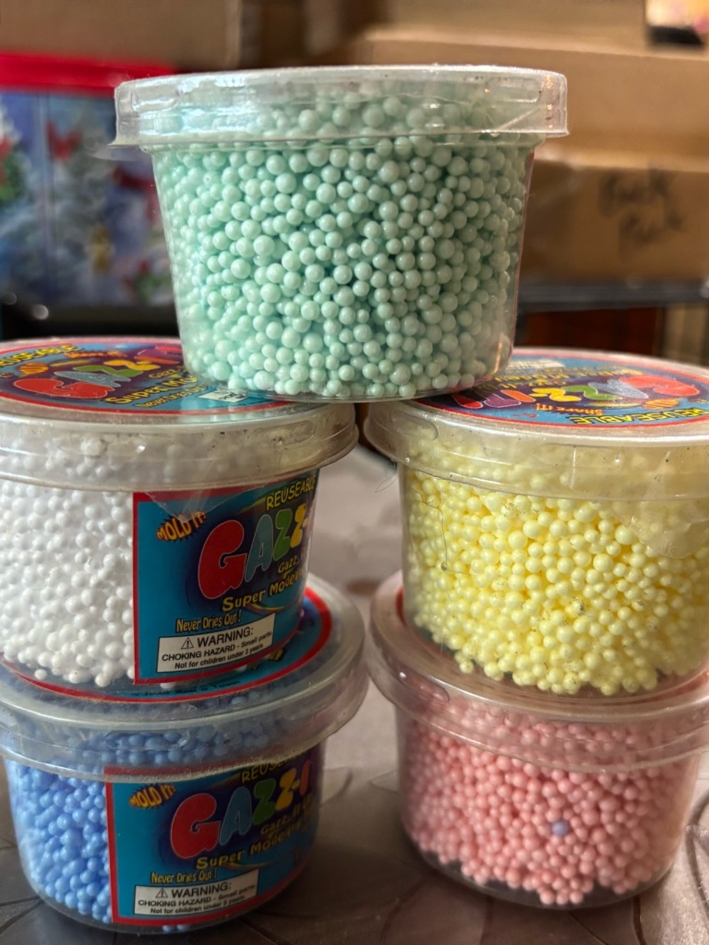 Super Modeling Foam Beads - Pastel Multi-Color Set